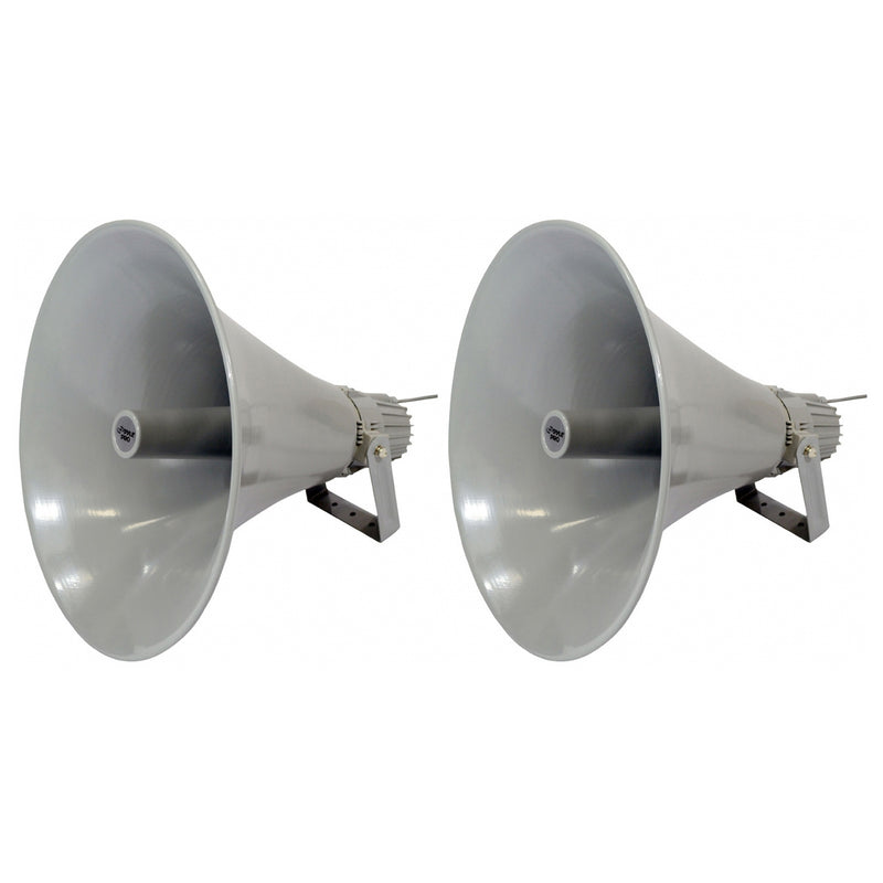 PyleHome PHSP20 19.5 Inch 100 Watt Outdoor Wall Mount PA Horn Speaker (2 Pack)