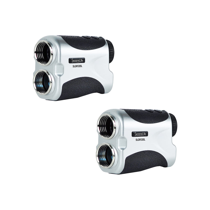 SereneLife SLGRF20SL Standard Laser Range Finder Digital Distance Meter (2 Pack)