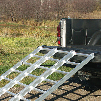 Yutrax TX104 XL 78 Inch 1750 Pound Aluminum Truck Bed ATV Loading Ramp (2 Pack)
