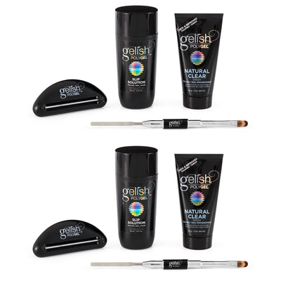 Gelish PolyGel Professional Nail Technician Gel Polish All-in-One Kit (2 Pack)