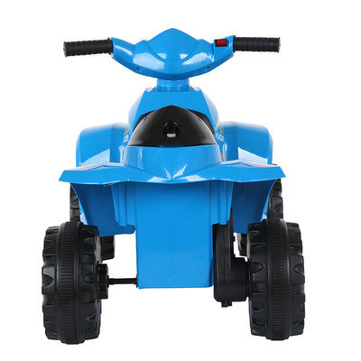 Rollplay 6 Volt Battery Powered Charging Toddler Kids Mini Quad Ride-on, Blue
