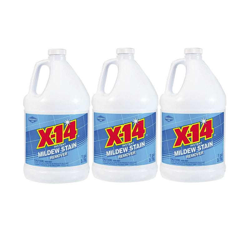 X-14 Deep Clean Non Scrubbing Multi Use Mildew Stain Remover (3 Pack)