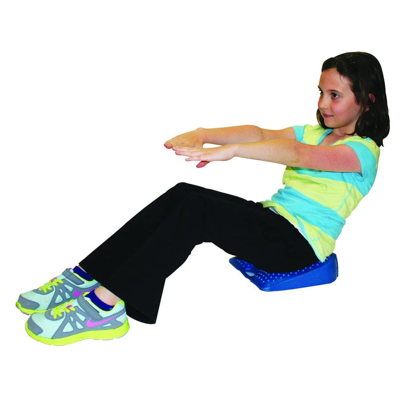 CanDo Active Seat Child Size 10x10 Inch Wobble Cushion for Posture with Pump