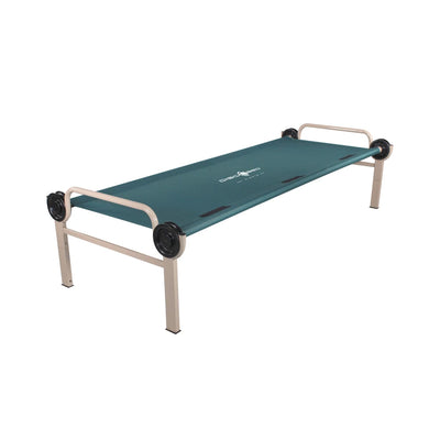Disc-O-Bed 30011 Adjustable Height Portable Camping Cot, Green