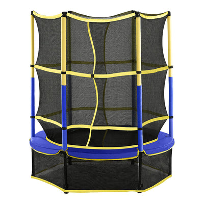 Machrus Upper Bounce 55In Round Kid Friendly Trampoline and Enclosure (Open Box)
