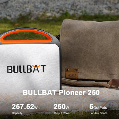 Bullbat Pioneer 250 Portable Battery Capacity 250 W Power Station (Open Box)