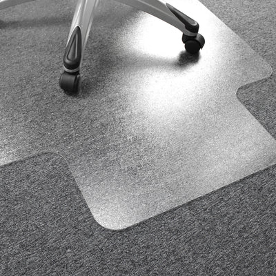 Floortex Ultimat 35 x 47 Inch Lipped Polycarbonate Office Chair Mat for Carpets