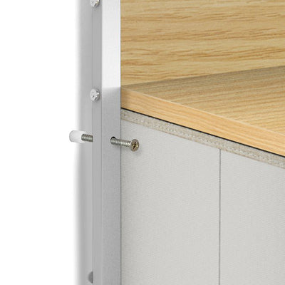 REAHOME 8 Drawer Wood Top Storage Organizer Dresser w/2 Drawer Organizers, Taupe