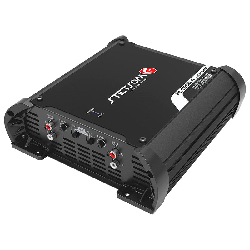 Stetsom HL 1200.4 4 Channel 1200 Watt Stable Full Range HD Car Stereo Amplifier