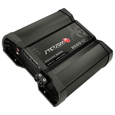 Stetsom Vulcan 3,000 Class D 1 Ohm Mono 1 Channel Digital Car Amplifier, Black