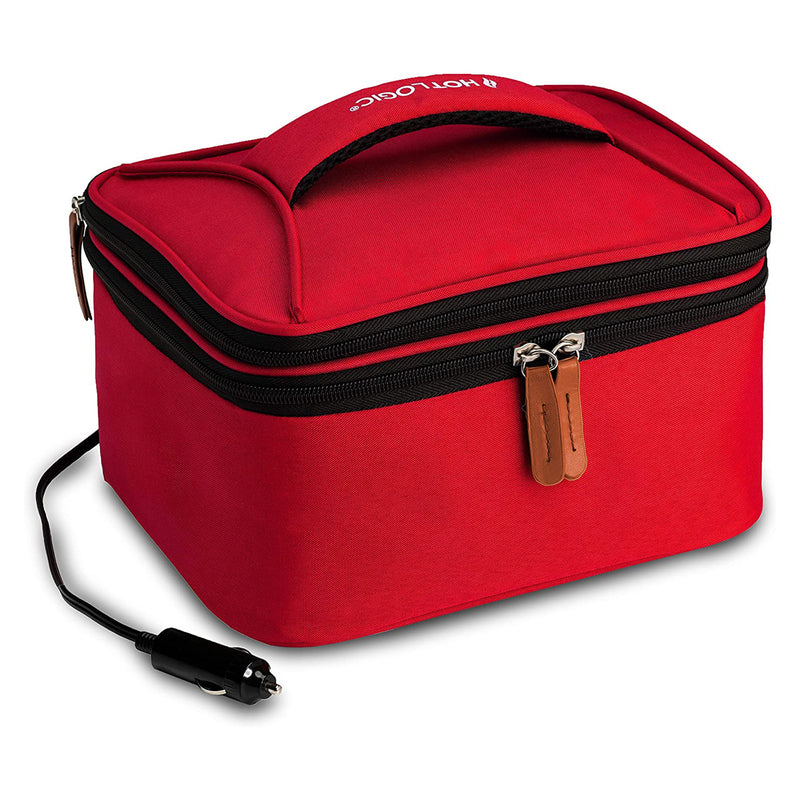 HotLogic 16801175-RD-B Food Warming & Cooking Lunch Bag Tote Plus 12V, Red