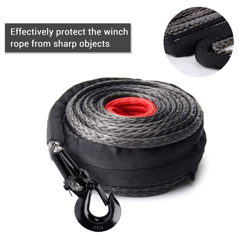 OFF ROAD BOAR 92 Ft 25000 Lb Recovery Cable Winch Line for ATV/UTV 4WD Vehicles