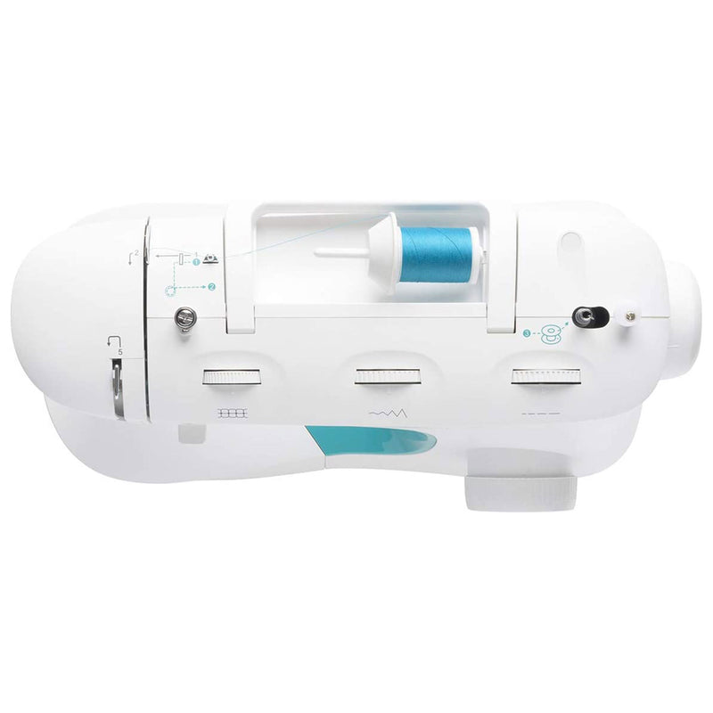Singer M3300 Sewing Machine with 97 Stitch Applications and Accessories, White