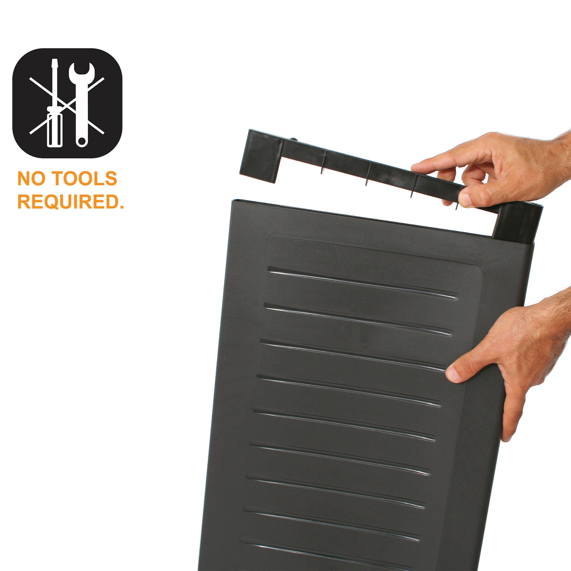 RAM Quality Products ELITE Adjustable 2 Shelf Storage Utility Cabinet, Dark Gray - VMInnovations