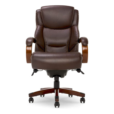Delano Big & Tall Executive Office Chair w/ Lumbar Support, Brown (Open Box)