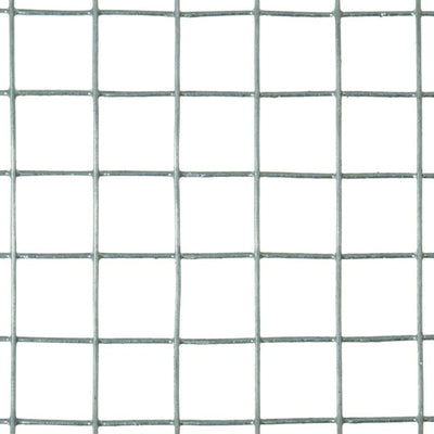 YardGard 2' x 50' 0.50" Square Mesh Wire Hardware Cloth Poultry Fence, Silver