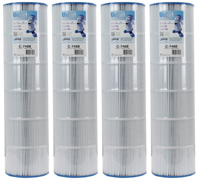 Unicel C-7468 Swimming Pool Filter Replacement Cartridge for Jandy CL460, 4 Pack