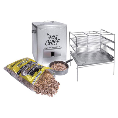 Smokehouse Mini Chief Top Load Outdoor Cooking BBQ Electric Wood Chip Smoker