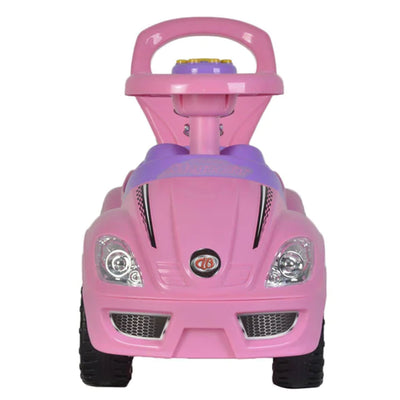 Freddo Toys Toddler Kids Deluxe Mega Ride On & Push Car Walker w/ Sounds, Pink