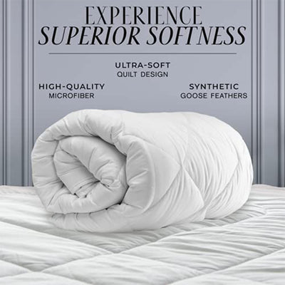 Italian Luxury 2100 Series Blanket Down Alternative Comforter, Full/Queen, Aqua