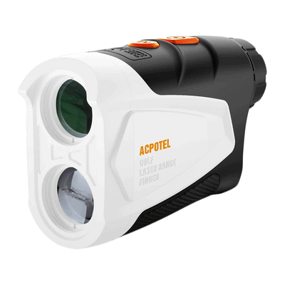 ACPOTEL 650 Yard Golf Laser Rangefinder with Magnification and 4 Modes, White