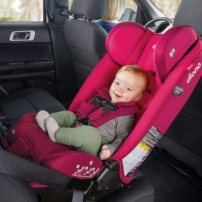 Diono Radian 3RXT Slim Fit Steel Core 4 in 1 Convertible Car Seat, Purple Plum