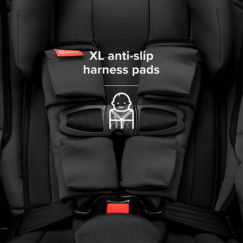 Diono Radian 3RX Slim Fit Steel Core 3 in 1 Convertible Car Seat, Jet Black