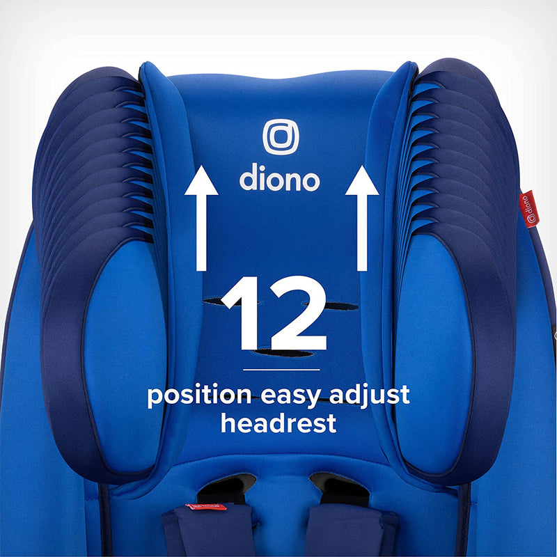 Diono Radian 3RX Slim Fit Steel Core 3 in 1 Convertible Safe Car Seat, Blue Sky