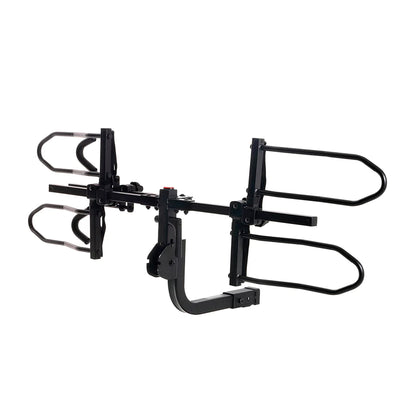 KAC Heavy Duty K2 Sport 2" Hitch Mounted Bike Rack with Locking Mechanism, Black