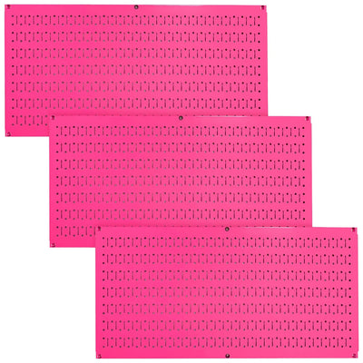 Wall Control 32"x16" Horizontal Pegboard Tool Organizer, Pink (3Pk) (Open Box)