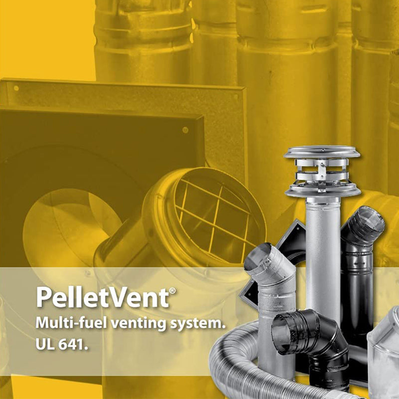 DuraVent PelletVent 3PVL-X8  Type L Chimney Connection Adapter (Used)