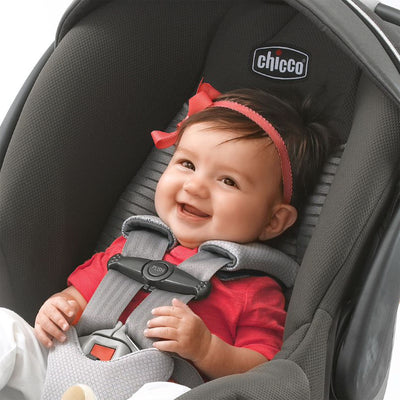 Chicco KeyFit 30 Zip Supportive Infant Rear Facing Car Seat with Base, Black