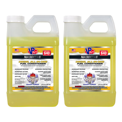 VP Fuel Containers Madditive Diesel All-in-One Fuel Conditioner, 64 Oz (2 Pack)