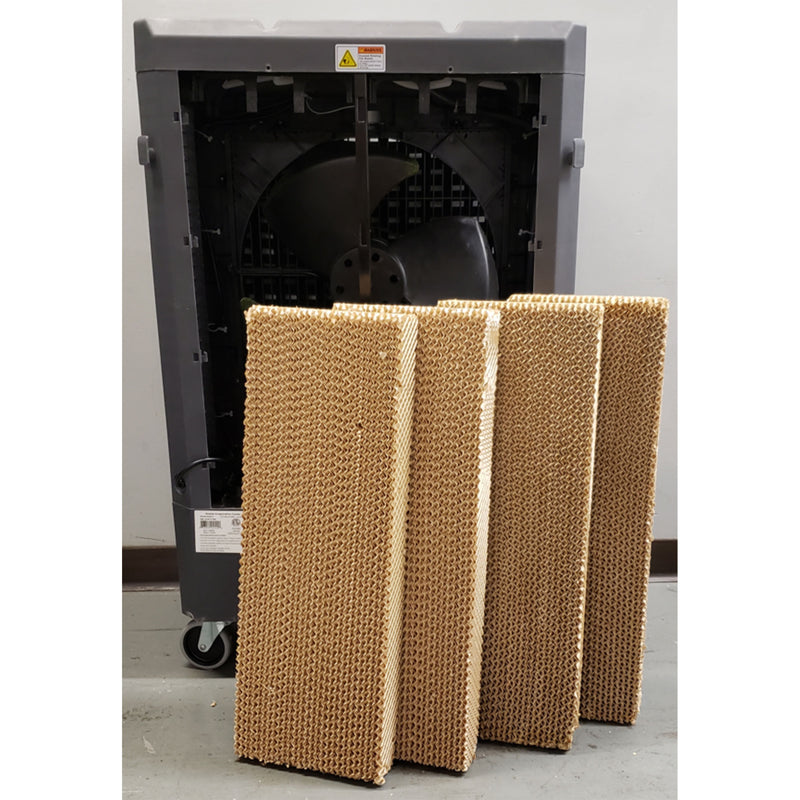 Hessaire CP610 MC61M/MC61V 5300 CFM 28x10 Inch Replacement Media Pads (Set of 4)