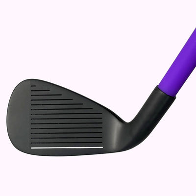 Lag Shot 7 Iron Golf Club Swing Trainer for Left Handed Women, Purple (Open Box)