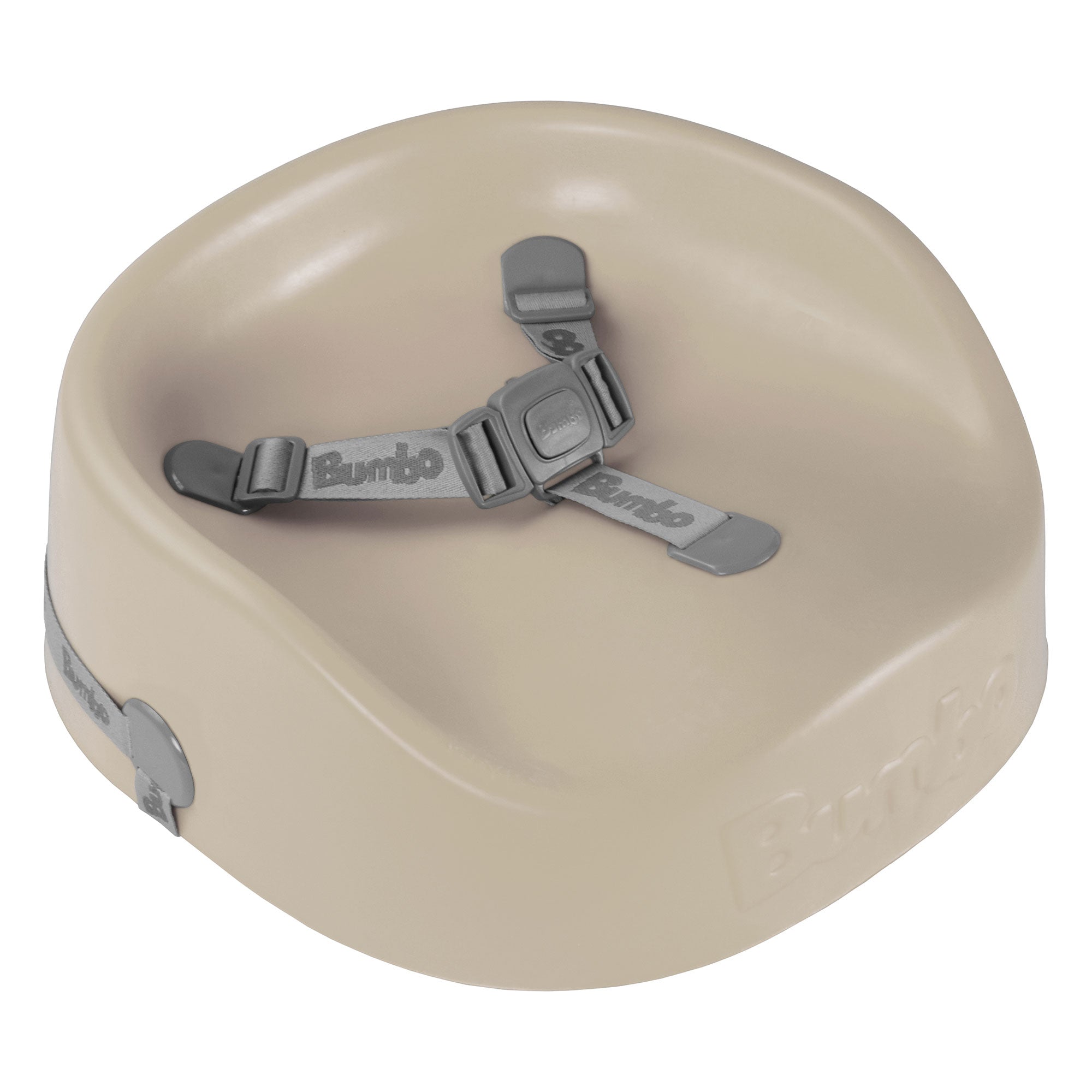 Bumbo Baby Child Toddler Infant No Scratch Portable Booster Seat Chair, Taupe - VMInnovations
