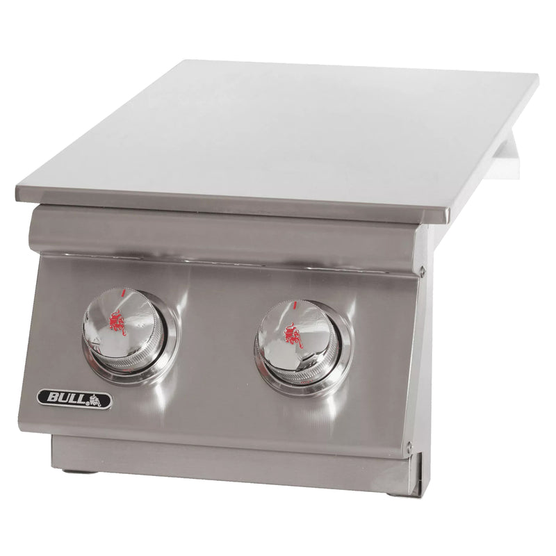 Bull Outdoor Products 22,000 BTUs Slide In Stainless Steel Double Side Burner