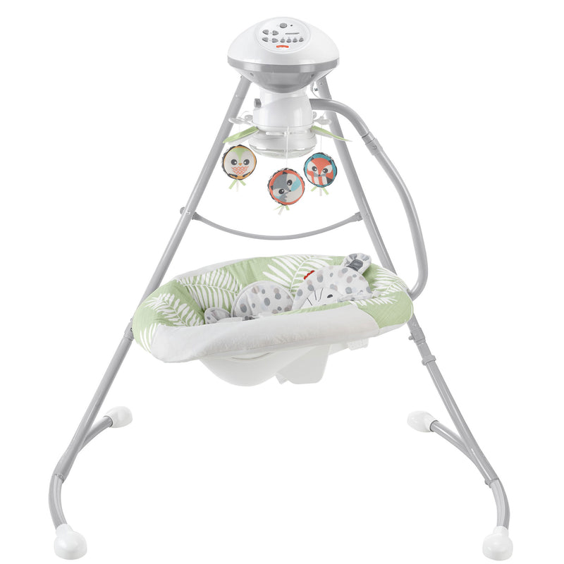 Fisher-Price Snow Leopard Baby Dual Motion Swing with Sounds & Motorized Mobile