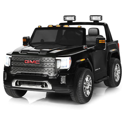 DAKOTT GMC Sierra Denali HD 2 Seater 12V Ride On Truck Electric Vehicle, Black