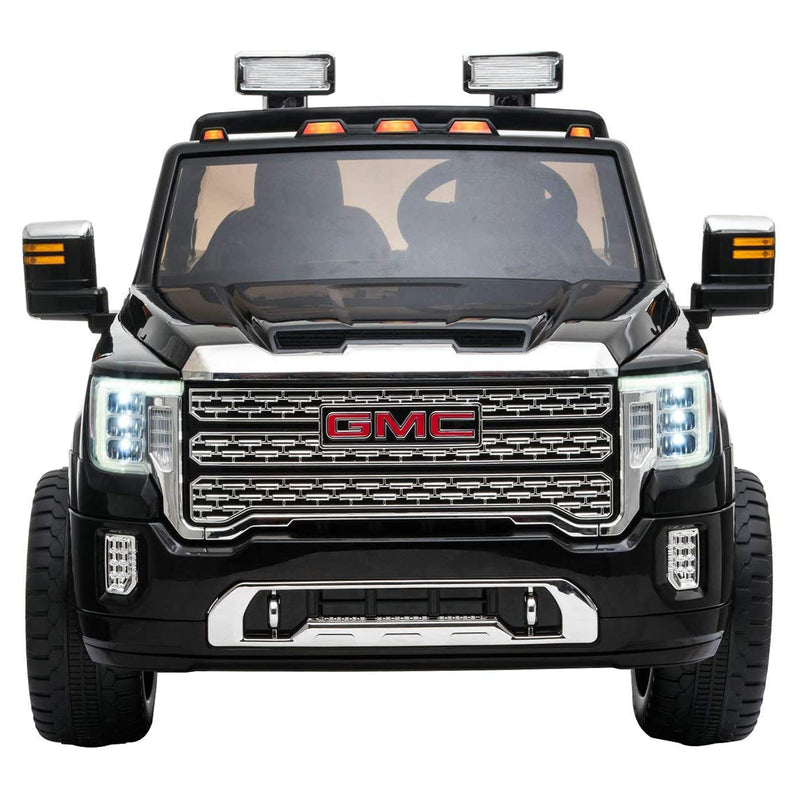 DAKOTT GMC Sierra Denali HD 2 Seater 12V Ride On Truck Electric Vehicle, Black
