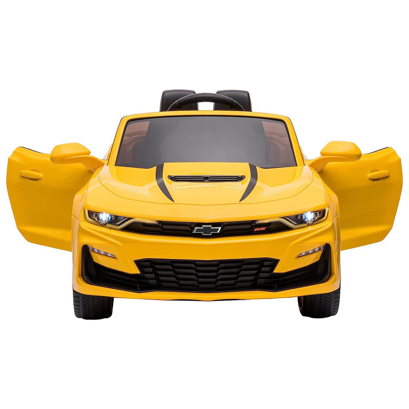 Dakott 2021/2022 Chevy Camaro 2SS Battery Ride On Car Toy,Yellow(Open Box)