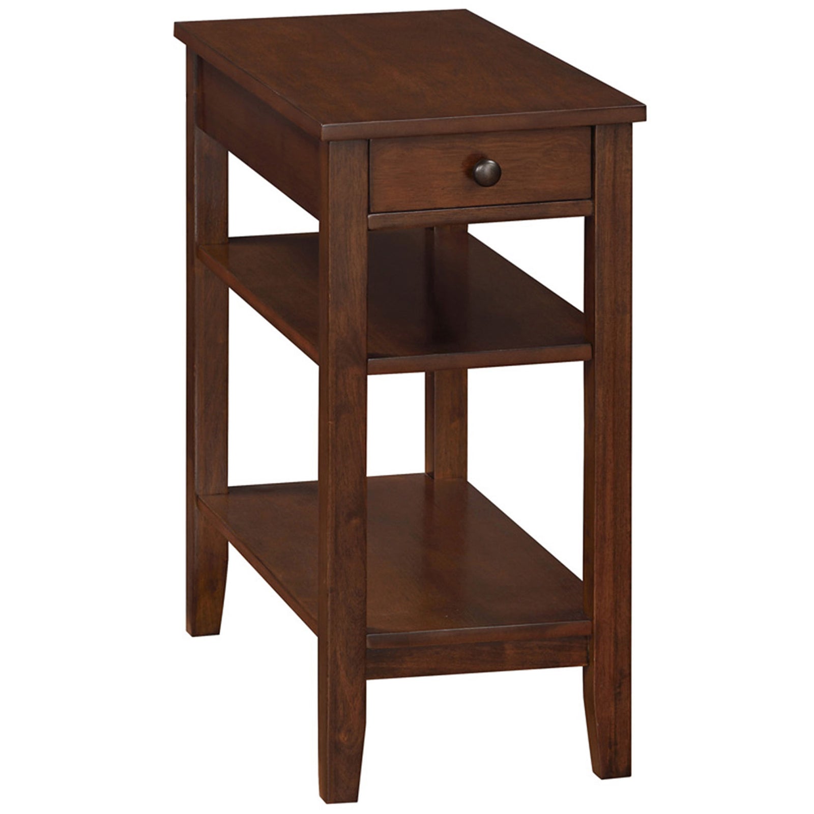 Concepts American Heritage End Table with Charging Station, Espresso (Used) - VMInnovations