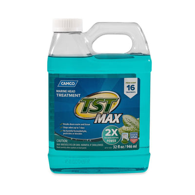 Camco TST Marine 32 fl oz Concentrated Toilet Waste Odor Treatment, Clean Scent