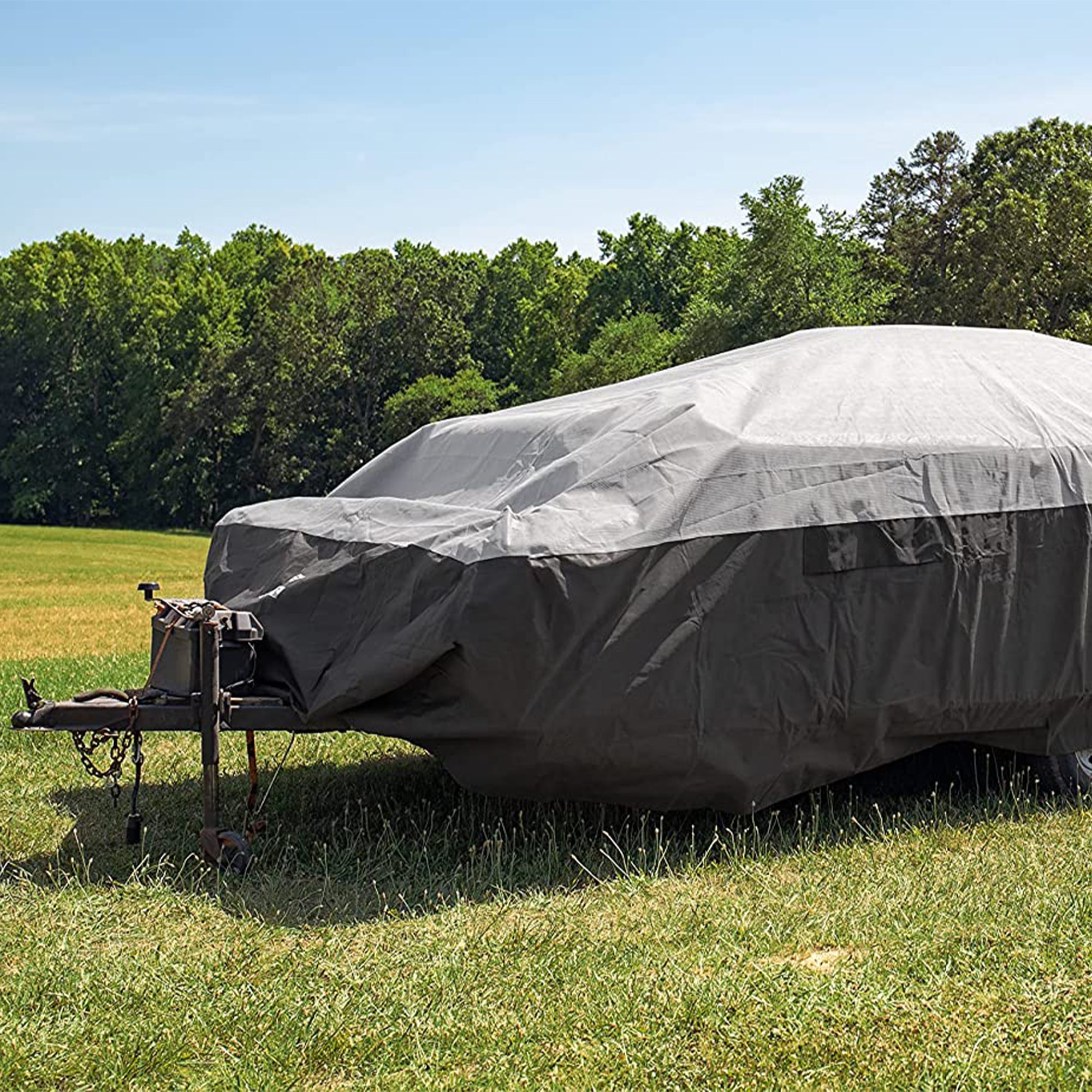 Camco ULTRAGuard 12-14' Pop Up RV Camper Cover with Doors and Covered Air Vents - VMInnovations