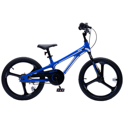 RoyalBaby Moon-5 18" Magnesium Kids Bicycle w/Dual Hand Brakes & Kickstand, Blue