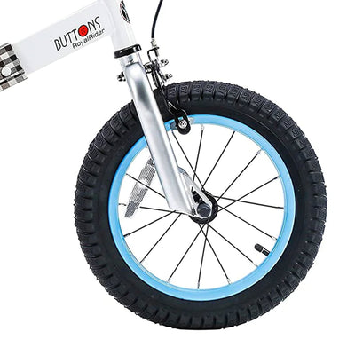 RoyalBaby Buttons 16" Kids Bike with Kickstand & Training Wheels, Blue(Open Box)