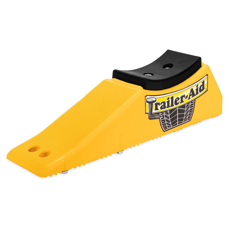 Camco Trailer Aid PLUS Tandem Trailer Tire Changing Ramp with 5.5" Lift, Yellow