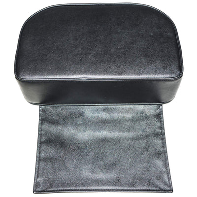 PureSana Chromium Professional Vinyl Child Booster Seat for Salon Chairs, Black