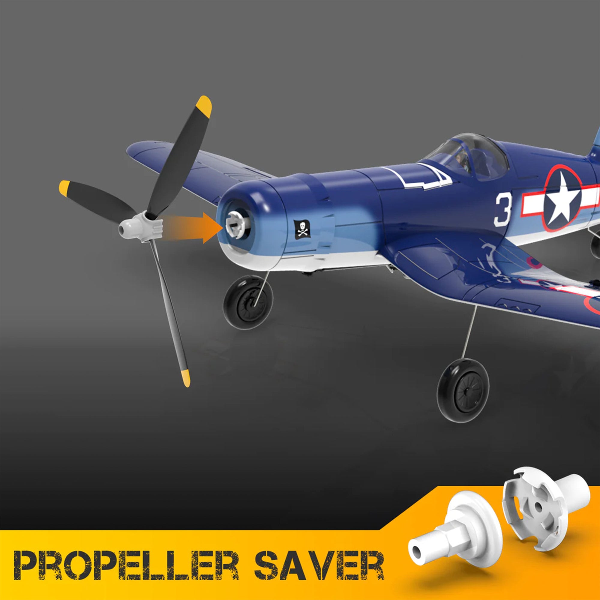 VOLANTEXRC One Key Turn Remote Control Airplane w/ Xpilot Stabilizer (Used) - VMInnovations