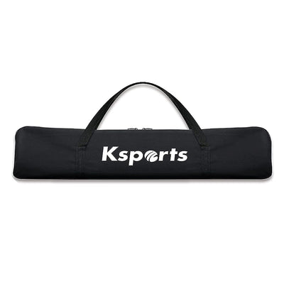 Ksports 22' Pickleball Net w/LED Shuttlecock, Carry Bag & 2 Balls, White (Used)
